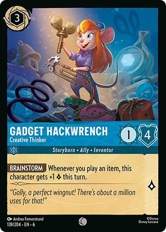 Gadget Hackwrench Creative Thinker (Azurite Sea)  - Cold Foil