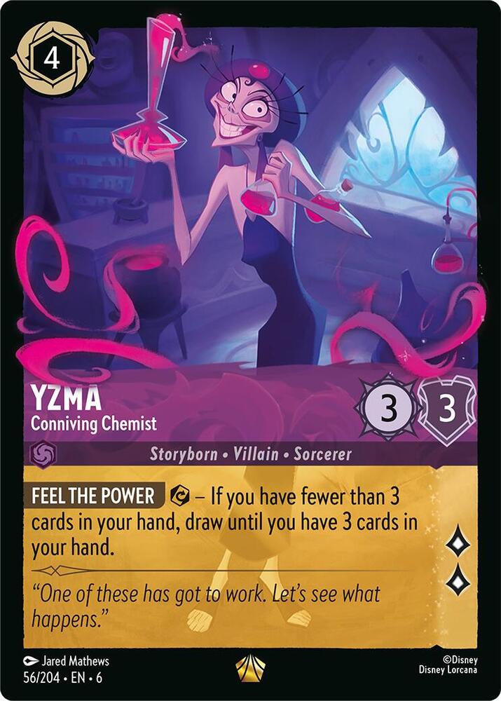 Yzma Conniving Chemist (Azurite Sea)  - Cold Foil