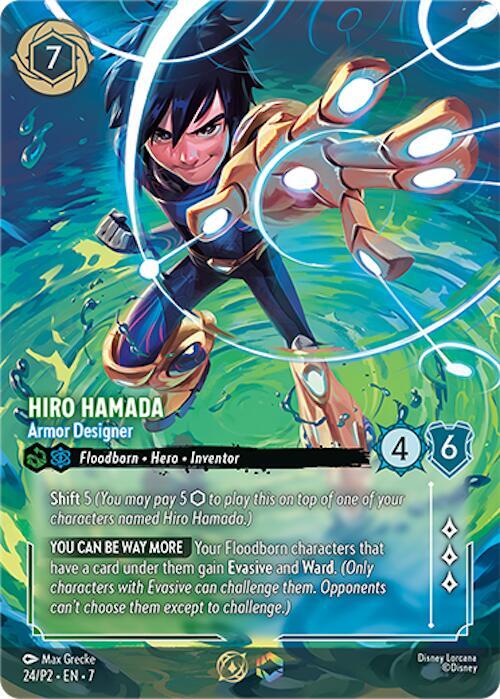 Hiro Hamada Armor Designer Store Championship (Disney Lorcana Promo Cards)  - Holofoil