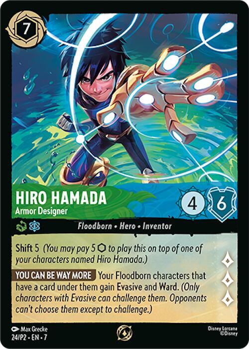Hiro Hamada Armor Designer Store Championship Participant (Disney Lorcana Promo Cards) 