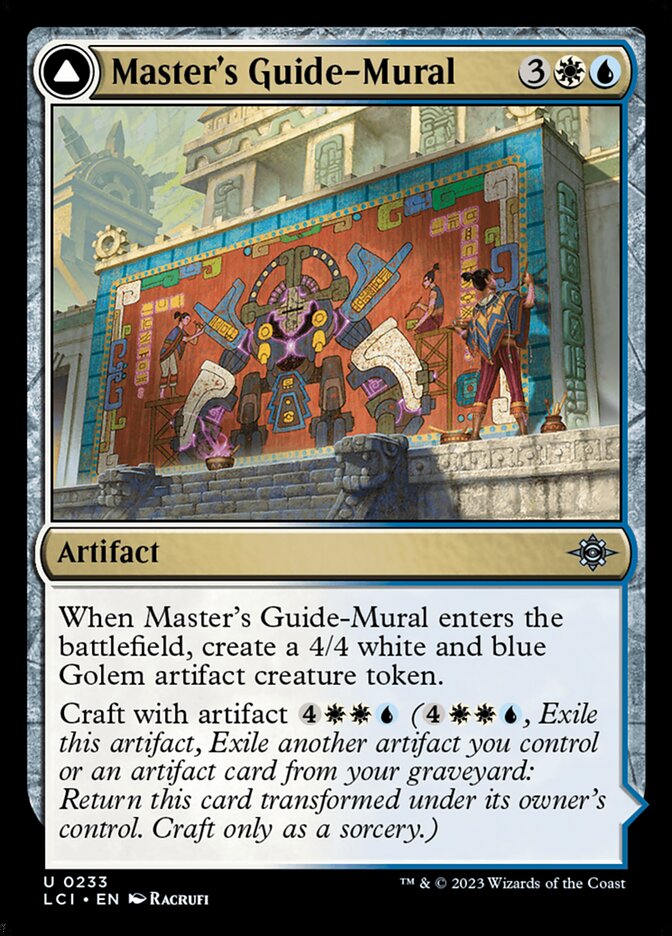 Master's Guide-Mural // Master's Manufactory 233/291 (The Lost Caverns of Ixalan) 