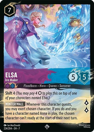 Elsa Ice Maker 224 204 (Illumineer's Quest: Palace Heist)  - Cold Foil