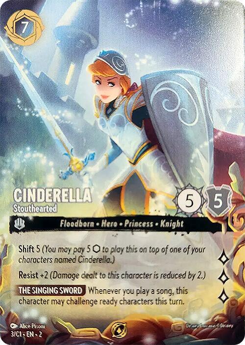 Cinderella Stouthearted (Disney Lorcana Promo Cards)  - Holofoil