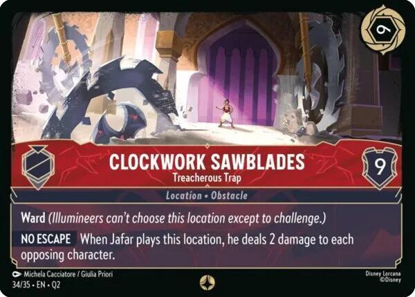 Clockwork Sawblades Treacherous Trap (Illumineer's Quest: Palace Heist) 