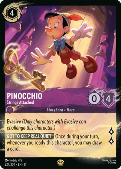 Pinocchio Strings Attached 224 204 (Illumineer's Quest: Palace Heist)  - Cold Foil
