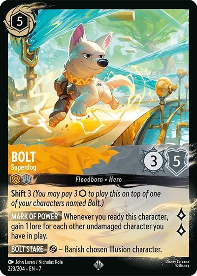 Bolt Superdog 223 204 (Illumineer's Quest: Palace Heist)  - Cold Foil