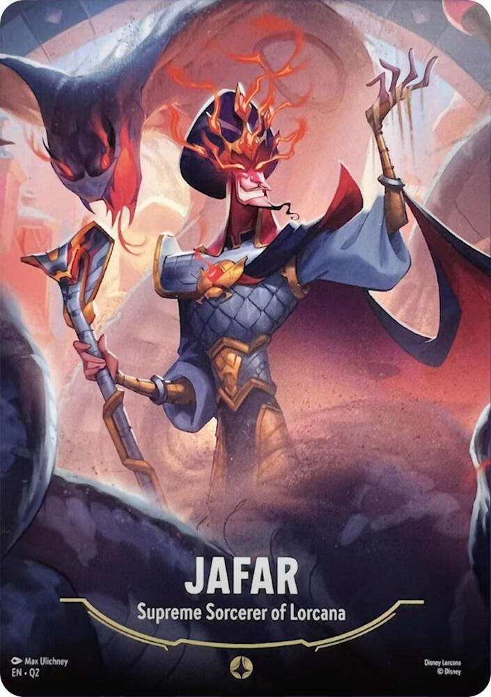 Jafar Supreme Sorcerer of Lorcana Oversized (Illumineer's Quest: Palace Heist) 