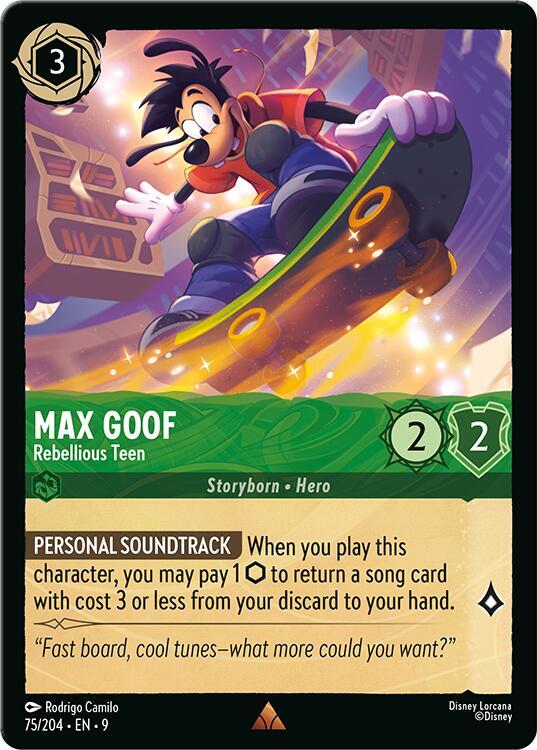 Max Goof Rebellious Teen (Fabled)  - Cold Foil