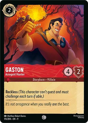Gaston Arrogant Hunter (Fabled)  - Cold Foil