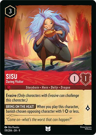 Sisu Daring Visitor (Fabled)  - Cold Foil