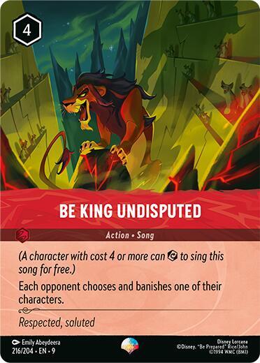 Be King Undisputed Epic (Fabled)  - Holofoil