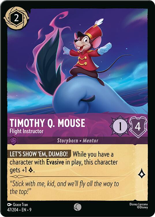 Timothy Q Mouse Flight Instructor (Fabled)  - Cold Foil