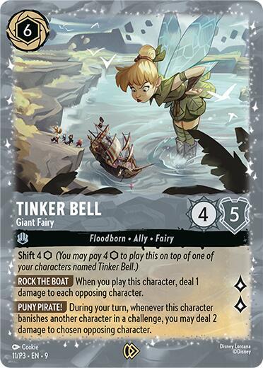 Tinker Bell Giant Fairy (Disney Lorcana Promo Cards)  - Holofoil