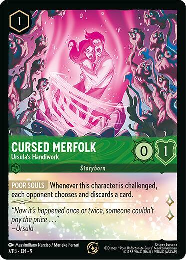 Cursed Merfolk Ursulas Handiwork (Disney Lorcana Promo Cards)  - Cold Foil