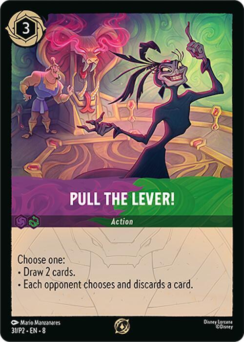 Pull the Lever (Disney Lorcana Promo Cards)  - Cold Foil