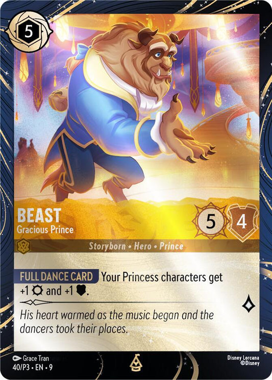 Beast Gracious Prince (Disney Lorcana Promo Cards)  - Holofoil