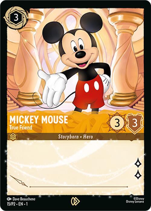 Mickey Mouse True Friend (Disney Lorcana Promo Cards) 