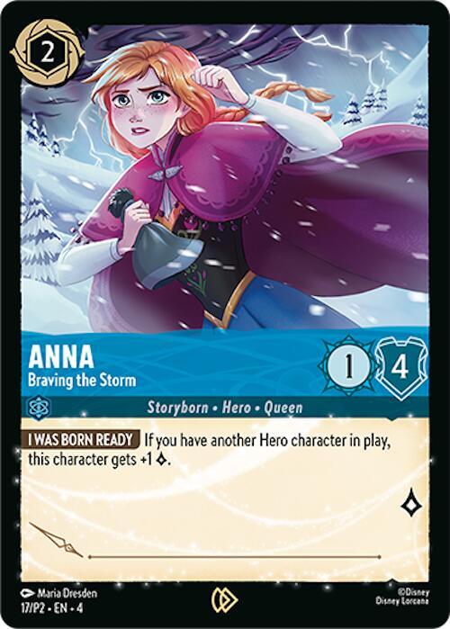Anna Braving the Storm (Disney Lorcana Promo Cards) 