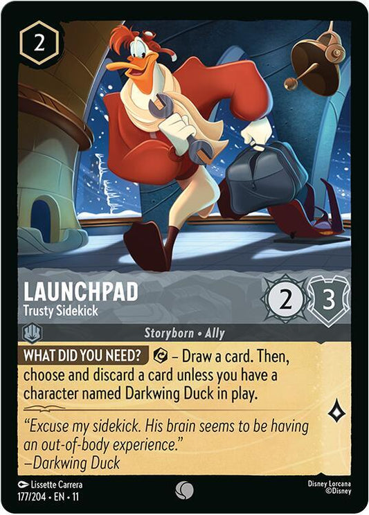 Launchpad, Trusty Sidekick 177/204 (Winterspell)  - Cold Foil