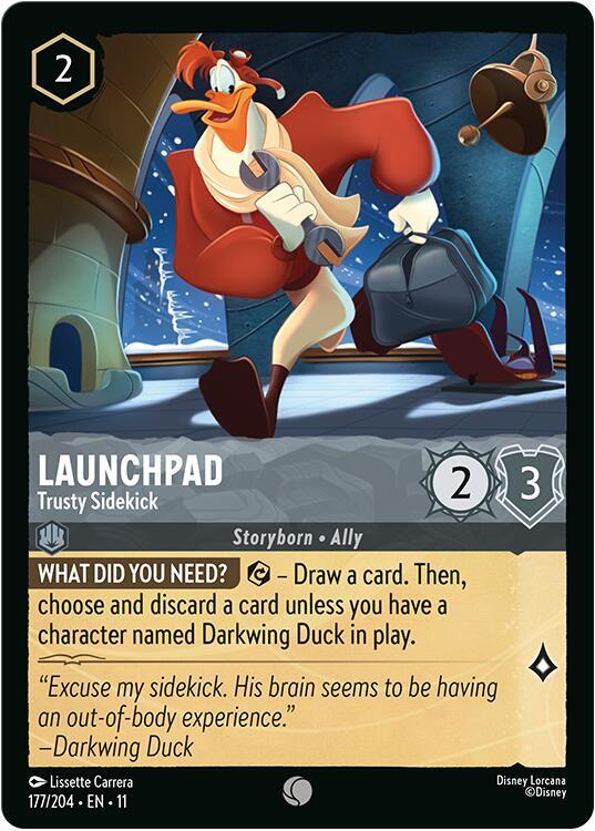 Launchpad, Trusty Sidekick 177/204 (Winterspell)  - Cold Foil