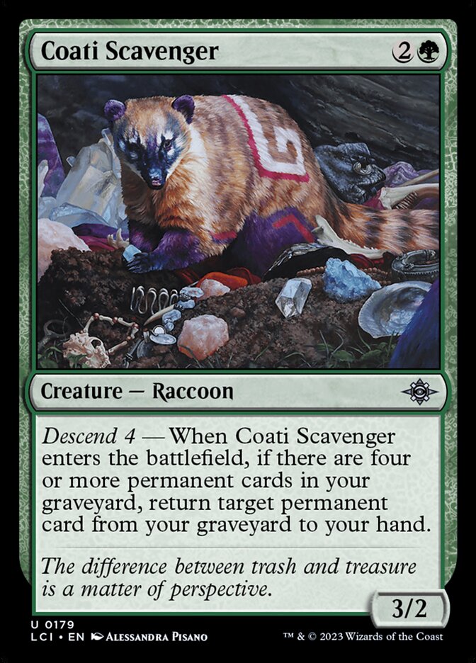 Coati Scavenger 179 (The Lost Caverns of Ixalan) 