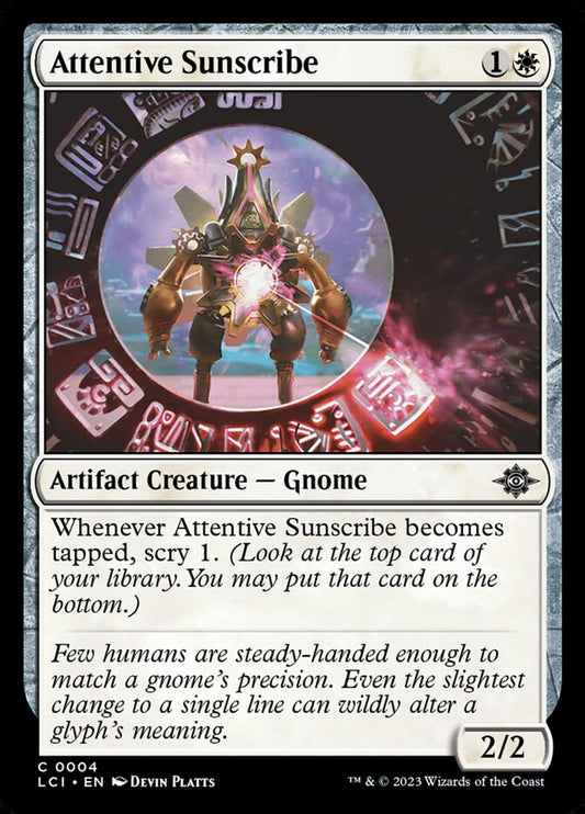Attentive Sunscribe 4/291 (The Lost Caverns of Ixalan) 