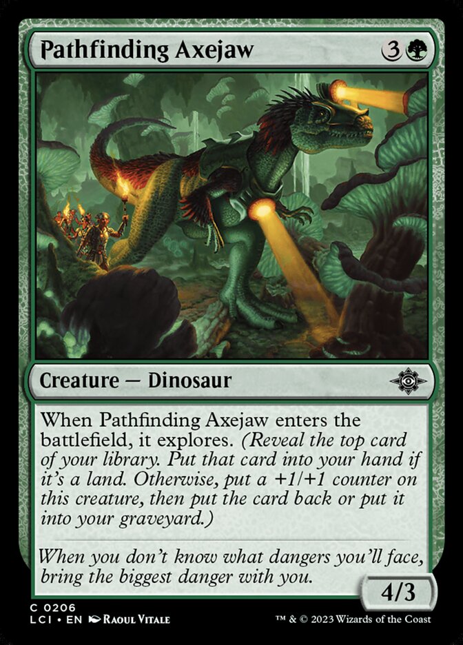 Pathfinding Axejaw 206/291 (The Lost Caverns of Ixalan) 