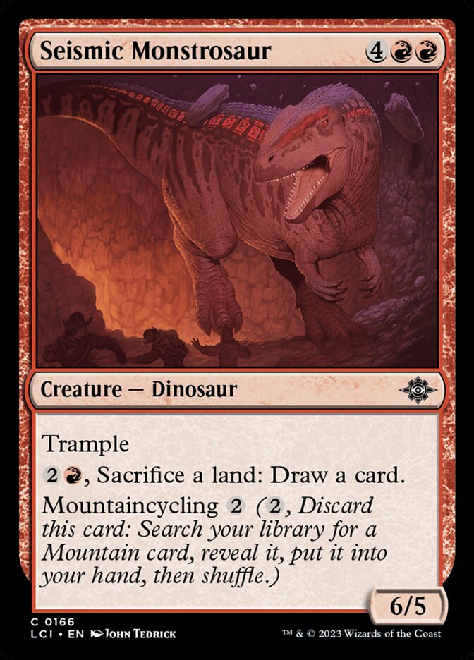 Seismic Monstrosaur 166/291 (The Lost Caverns of Ixalan) 