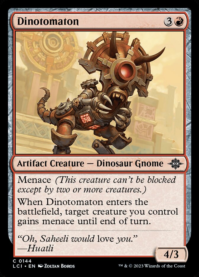 Dinotomaton 144 (The Lost Caverns of Ixalan) 