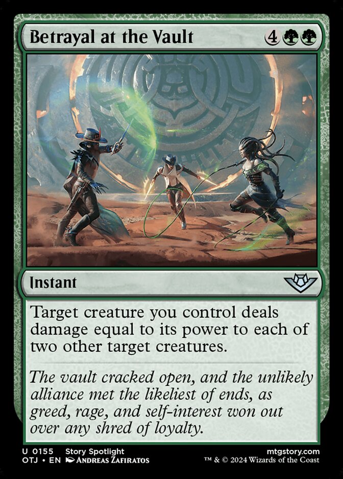 Betrayal at the Vault 155/286 (Outlaws of Thunder Junction) 