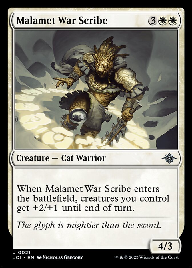Malamet War Scribe 21/291 (The Lost Caverns of Ixalan)  - Foil