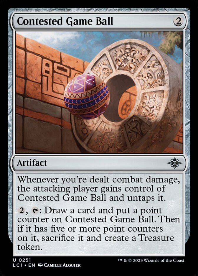 Contested Game Ball 251/291 (The Lost Caverns of Ixalan) 