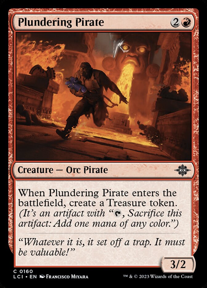 Plundering Pirate 160/291 (The Lost Caverns of Ixalan)  - Foil