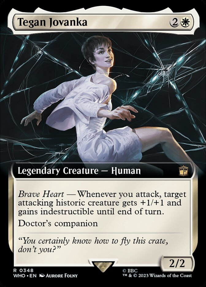 Tegan Jovanka 348/331 (Universes Beyond: Doctor Who)  - Extended Art Foil