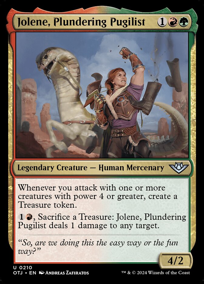 Jolene, Plundering Pugilist 210/286 (Outlaws of Thunder Junction) 
