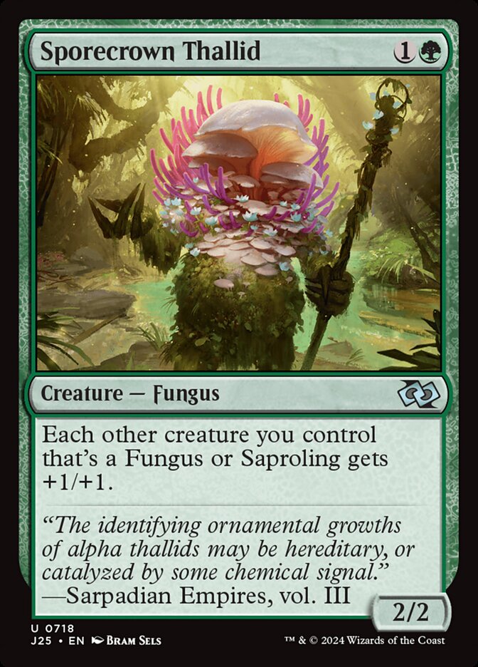 Sporecrown Thallid 718/779 (Foundations Jumpstart) 