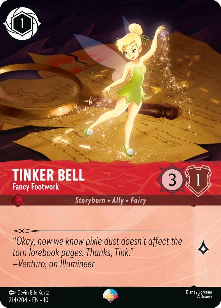 Tinker Bell Fancy Footwork Epic (Whispers in the Well)  - Holofoil