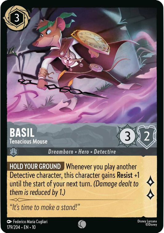 Basil Tenacious Mouse (Whispers in the Well)  - Cold Foil