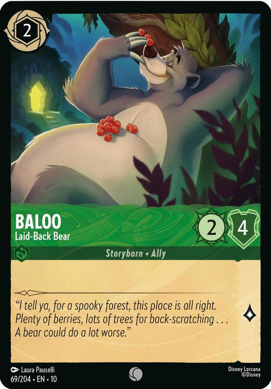 Baloo Laid Back Bear (Whispers in the Well)  - Cold Foil