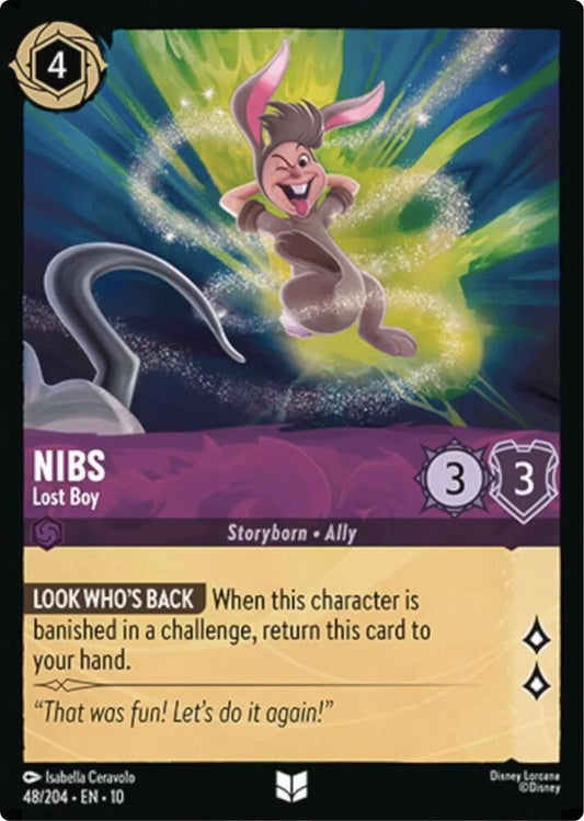 Nibs Lost Boy (Whispers in the Well)  - Cold Foil