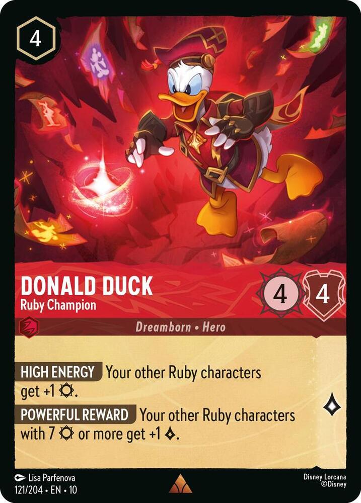 Donald Duck Ruby Champion (Whispers in the Well)  - Cold Foil