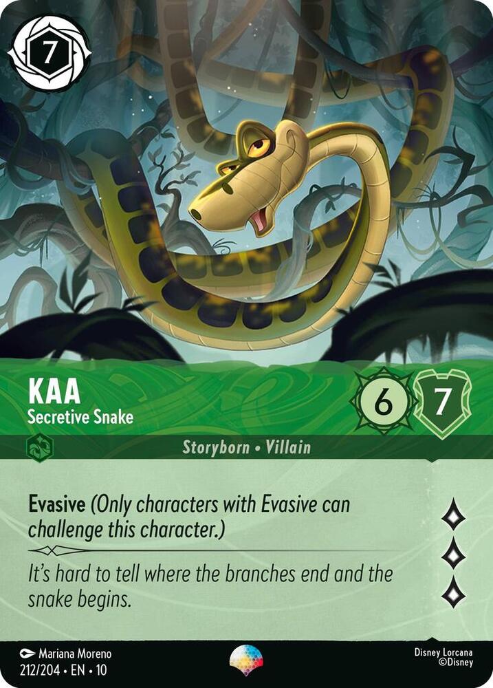 Kaa Secretive Snake Epic (Whispers in the Well)  - Holofoil