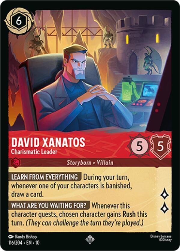 David Xanatos Charismatic Leader (Whispers in the Well) 