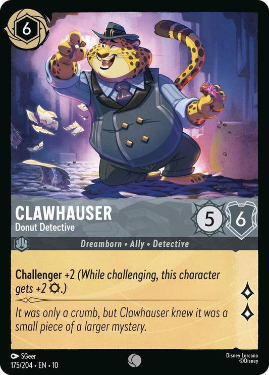 Clawhauser Donut Detective (Whispers in the Well)  - Cold Foil