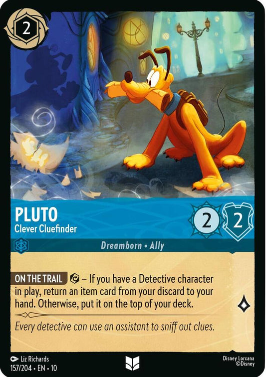Pluto Clever Cluefinder (Whispers in the Well)  - Cold Foil