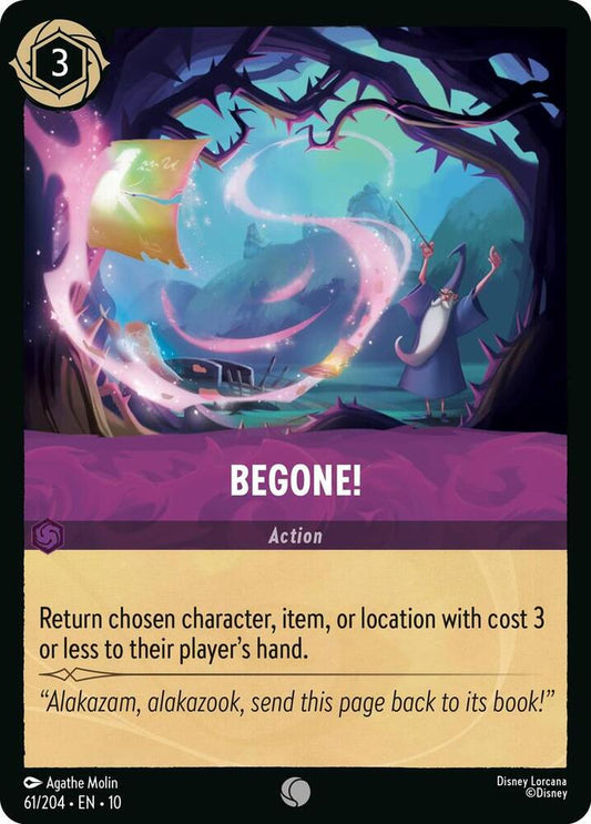 Begone (Whispers in the Well)  - Cold Foil