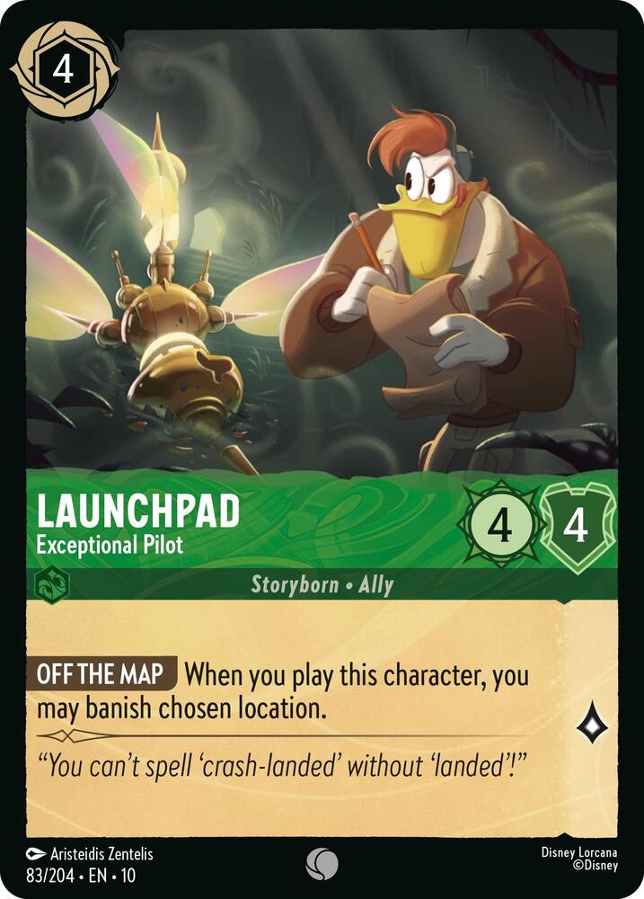 Launchpad Exceptional Pilot (Whispers in the Well)  - Cold Foil