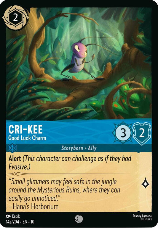 Cri Kee Good Luck Charm (Whispers in the Well)  - Cold Foil