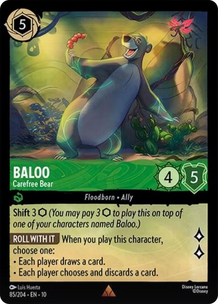Baloo Carefree Bear (Whispers in the Well) 