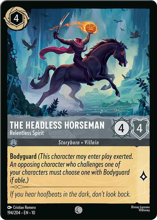 The Headless Horseman Relentless Spirit (Whispers in the Well)  - Cold Foil